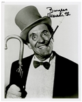 Burgess Meredith Signed 8 x 10 Photo as The Penguin in Batman